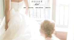 Desktop Screenshot of felicebridal.com