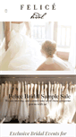 Mobile Screenshot of felicebridal.com